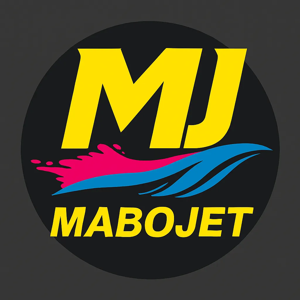 Logo Mabojet, jetski, loisirs nautiques en Nouvelle-Calédonie