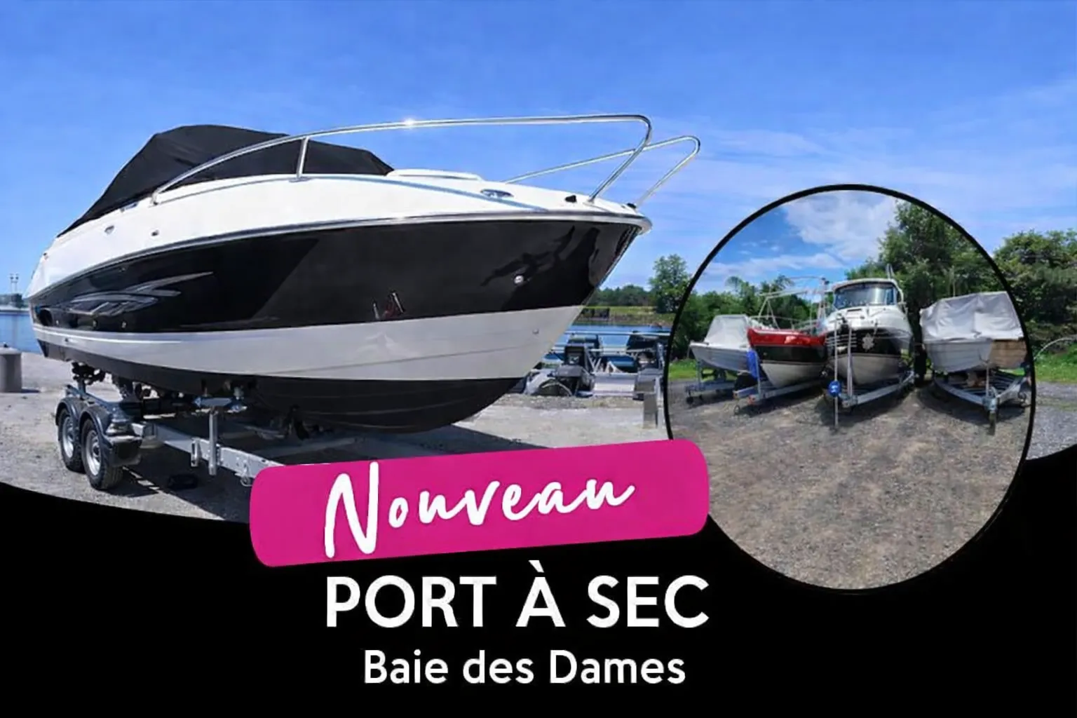Service de port à sec sécurisé pour bateaux et jetskis à Nouméa
